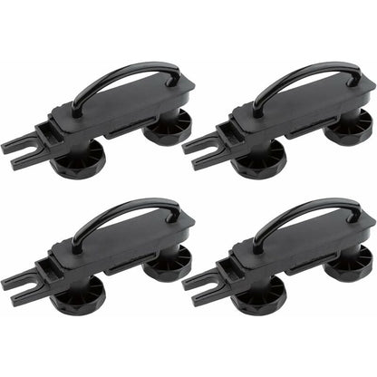 pcs Universal Roof Box U-Shaped Mounting Brackets Inner Width with 8 Lock Nuts