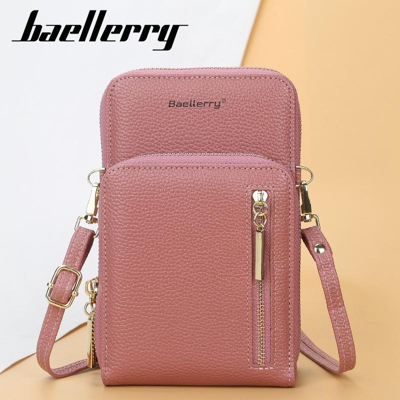 Shoulder bag mobile phone bag with shoulder strap for mobile phone blue A blue A - Image 3