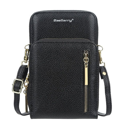 Shoulder bag mobile phone bag with shoulder strap for mobile phone blue A blue A - Image 6