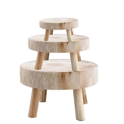 Mini Wooden Pallet Display Plant Stand Decorative Wooden Plant Pallet Bonsai Holder for Indoor Outdoor Home Garden C - Image 2