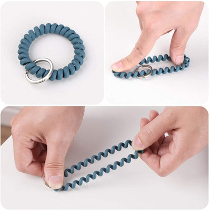 6PCS Stretchable Bracelet Wristlet Keychain Wrist Keychain Wris - Image 4