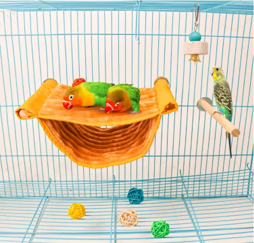 Hamster Hammock Rat Bird Parrot Hanging Warm Bed House Cage - Image 4