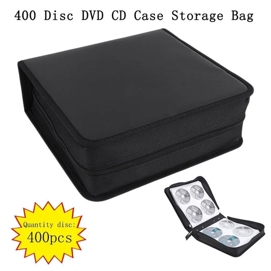 400pcs PU Leather CD Case, DVD Storage Bag, High Quality - Image 2