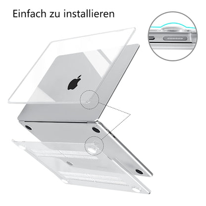Case Compatible with NEW MacBook Air 13.6 inch M2 A2681, 2022 Release, Ultra-thin Smooth Hard Shell Protective Case, Crystal Clear - Image 5