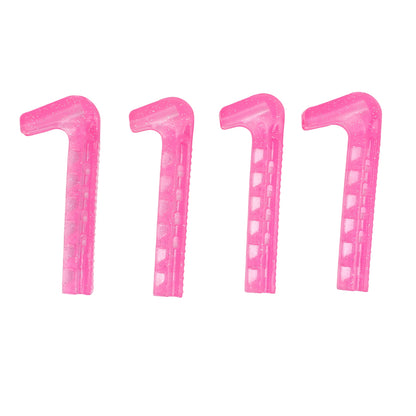 pcs Skate Guards Non-Slip Soft Plastic Adjustable Hockey Skate Blade Protectors for Home - Image 4
