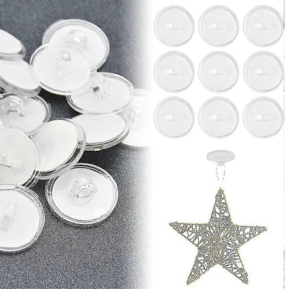 50 pcs Ceiling Hook Self-Adhesive Hook 20mm Plastic Hook Without Drilling Hook Ceiling Fixation Self-Adhesive Wall Hook Ceiling Suspension Hook Shibaod_max