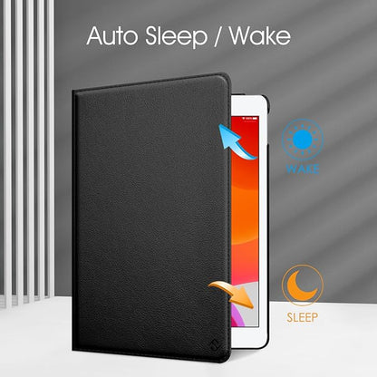 Fintie Rotating Case for iPad 9th Gen (2021) / 8th Gen (2020) / 7th Gen (2019) 10.2 inch - 360 Degree Auto Wake/Sleep, Black - Image 3
