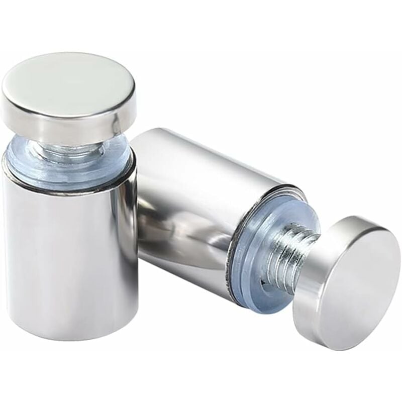 20x Spacer Screws, Glass Advertising Axis Spacer Bolt Fix Glass Advertising Spacer, Stainless Steel, 12X40mm, with Screw Mounting Accessories - Image 4