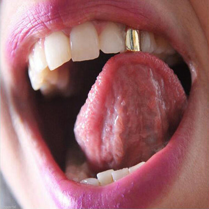 Grillz Hiphop Silver Tooth Jewelry Bling Silver Tooth A$AP silver - Image 3
