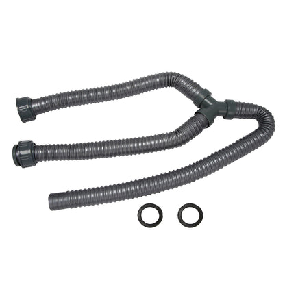 1m Washing Machine PVC Y-Shaped Drain Hose Washing Machine Pipe Connector