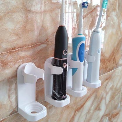 2-pack - Wall-mounted toothbrush holder for electric toothbrushes White white - Image 4