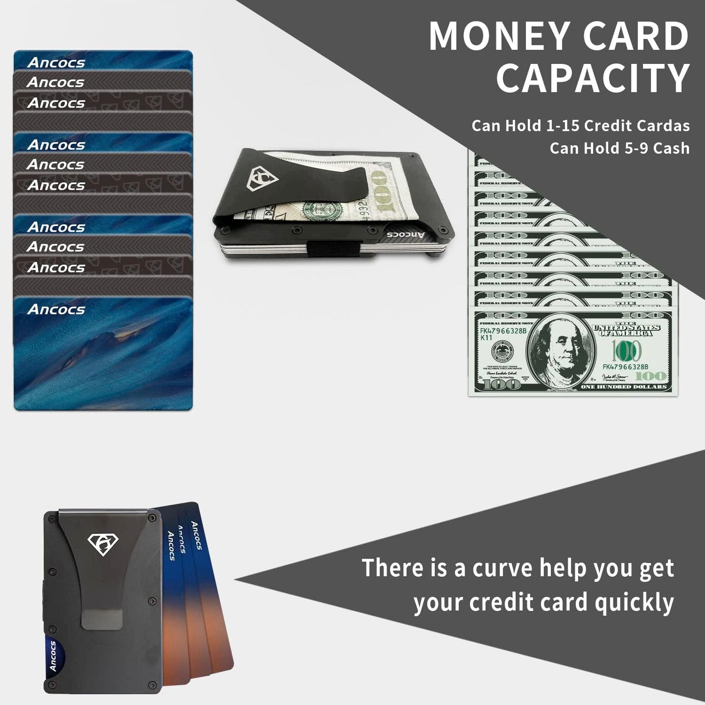 Credit Card Holder with Metal Wallet Storage Pouch_max - Image 5