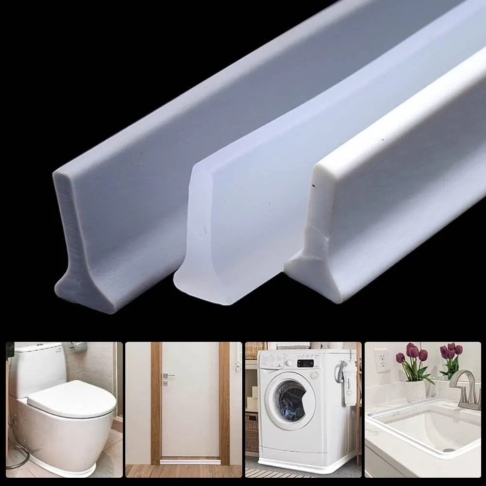 Shower Threshold / Water Barrier – Self-adhesive shower strip – 2m Grey - Image 4