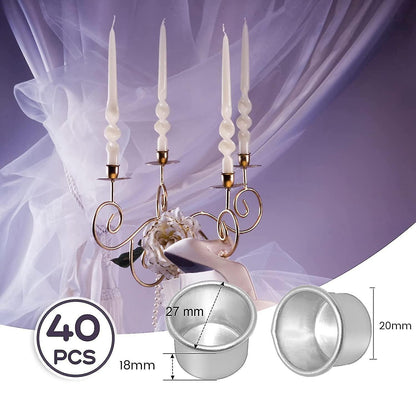 Candlesticks for conical candles, candlestick, tealight holder, candle insert table candle, candle cup - Image 2
