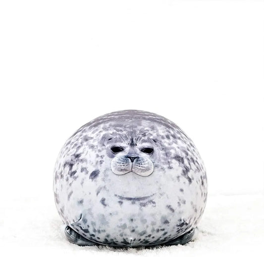 Thick seal pillow cute seal plush toy stuffed animal toy_tfrf 30CM - Image 3