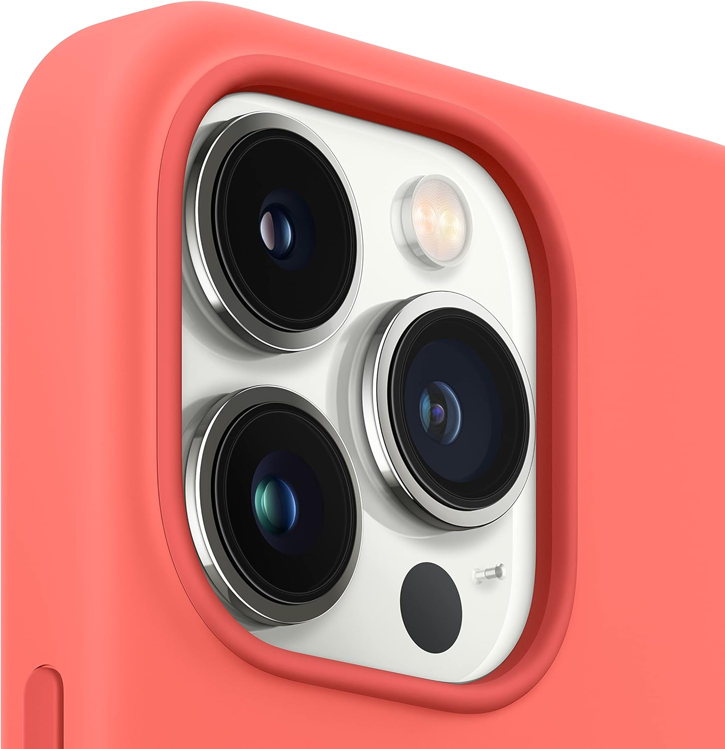 Apple Silicone Case with MagSafe (for iPhone 13 Pro) – Pomelo Pink - Image 3
