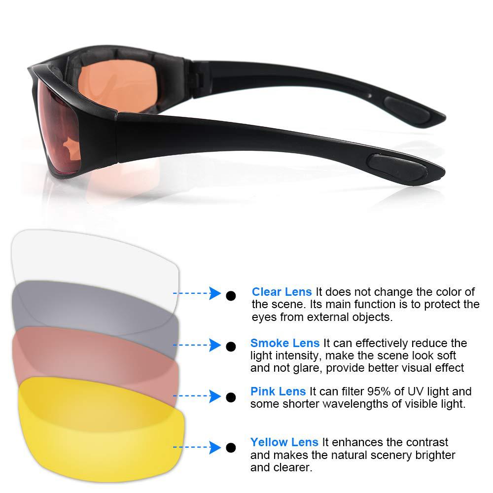 pcs Cycling Glasses Windproof Glasses Desert Dustproof Glasses Cycling Glasses Sports Glasses with Built-in Foam Goggles - Image 2