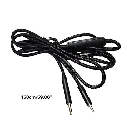 USB-C to 2.5mm Male Cable for QC25/QC35/QC35II/QC45 Headphones with Microphone - Image 5