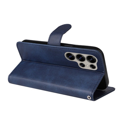 SKALO Samsung S25 Ultra PU Leather Wallet Case - Multiple Colors Blue_max Blue - Image 5