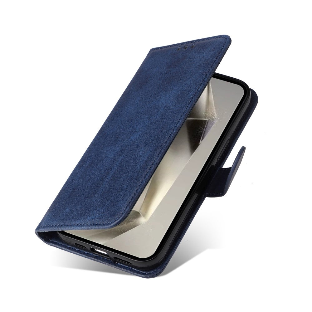 SKALO Samsung S25 Ultra PU Leather Wallet Case - Multiple Colors Blue_max Blue - Image 6