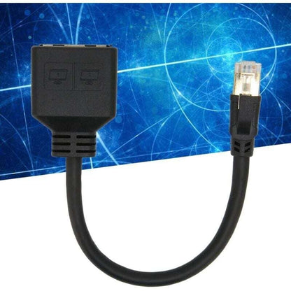 RJ45 Splitter Adapter, 1 to 2 Port RJ45 Network Ethernet Adapter Splitter, CAT8 Network Cable Splitter Adapter for Home Office, - Image 4