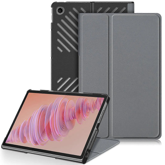 Protective Stand for Lenovo Tab Plus 11.5 inch TB351FU with Heat Dissipation in Leather Grey Grey