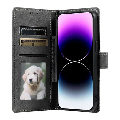 For iPhone 14 Pro Case Embossed Totem Skin Feel Wallet Leather Phone Case_yux - Image 2