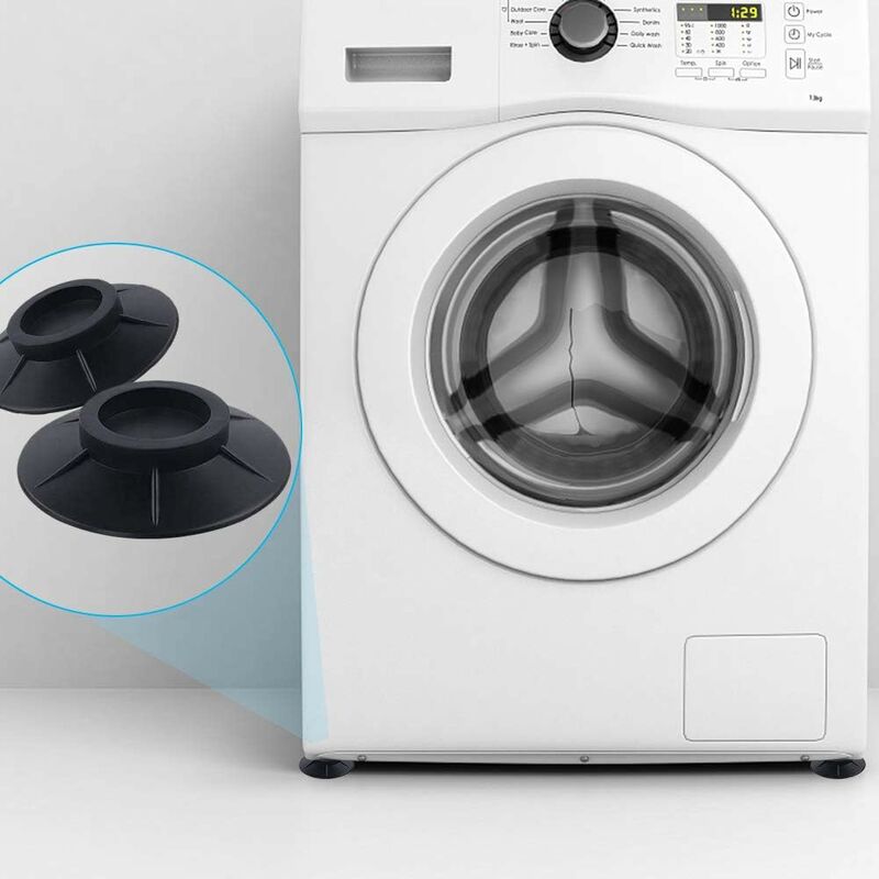 4-piece vibration-damping washing machine mat - prevent washing machine from moving - vibration-damping washing machine pads for washing machines and dryers - Image 4