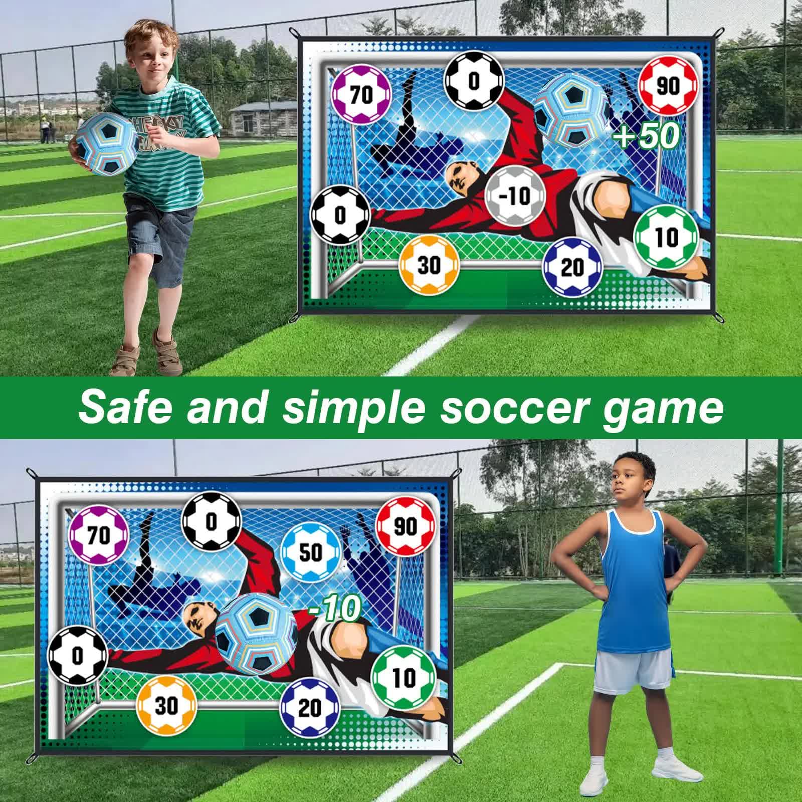150cm Football Play Mat Set Outdoor Indoor Football Toys - Image 2