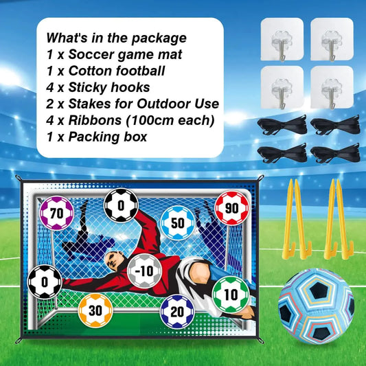 150cm Football Play Mat Set Outdoor Indoor Football Toys - Image 5