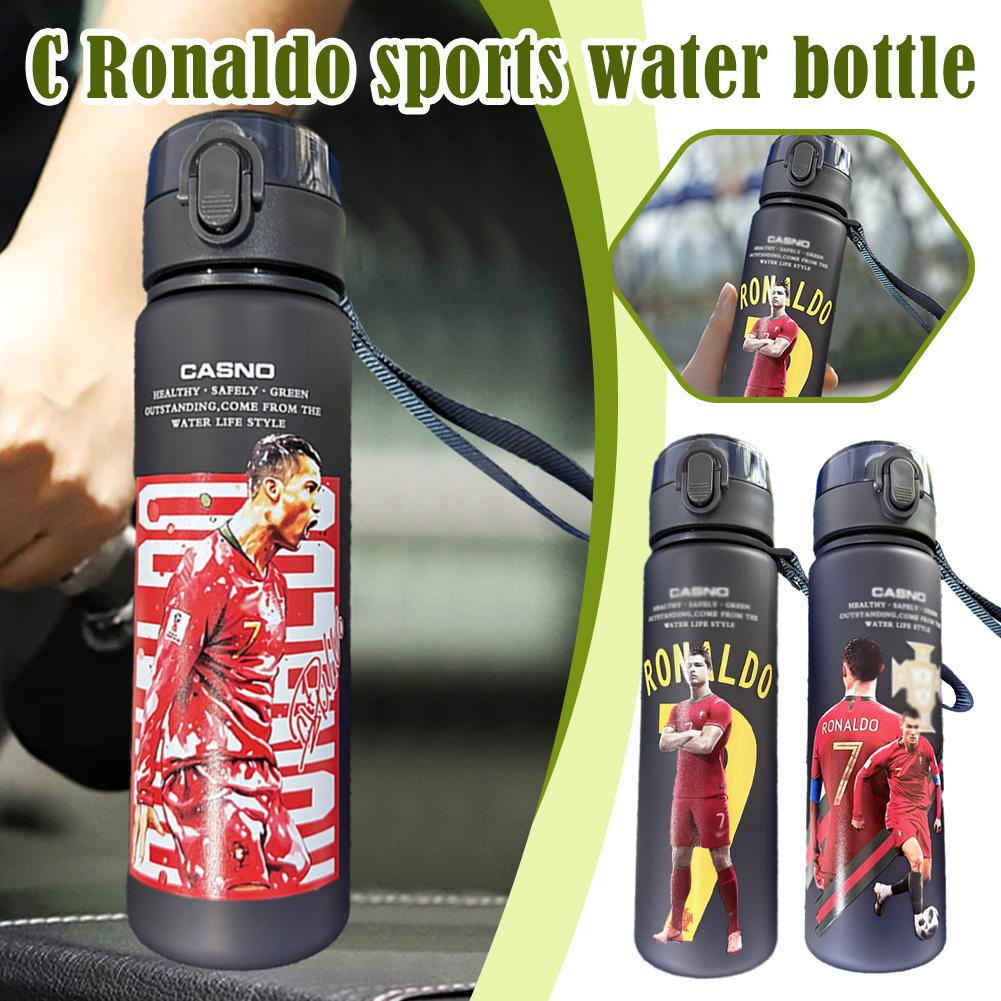 Ronaldo Sport Water Bottle with Blender Ball - BPA-Free Protein Shaker Cup B 560ml - Image 3