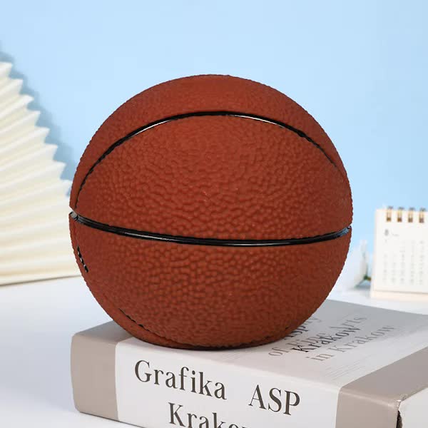 Gifts Traditional Basketball Money Box, Cool Piggy Bank (Dimensions: 15.5 cm x 15.5 cm x 15.5 cm) - Image 2
