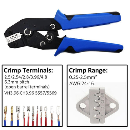 Sn-58b Latching Crimping Pliers Crimping Tool Single Pliers Connector Set AWG24-13 For Terminal Wire P - Image 4