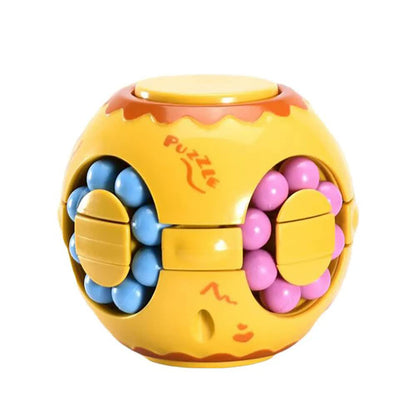 Rotating Prayer Magic Cube Fidget Spinner - Stress Relief Puzzle Toy for Kids & Adults