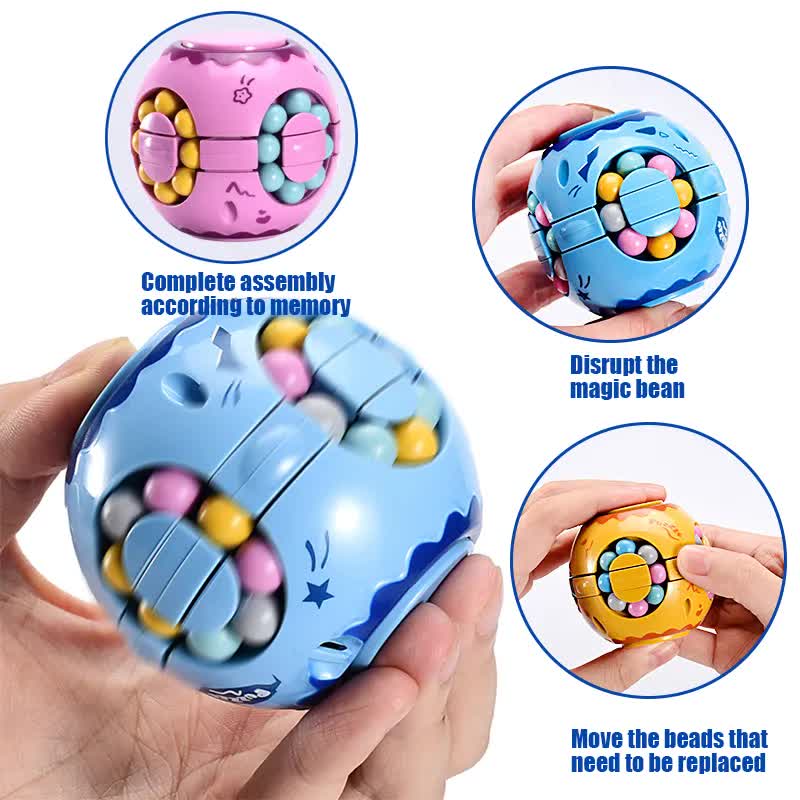 Rotating Prayer Magic Cube Fidget Spinner - Stress Relief Puzzle Toy for Kids & Adults - Image 4