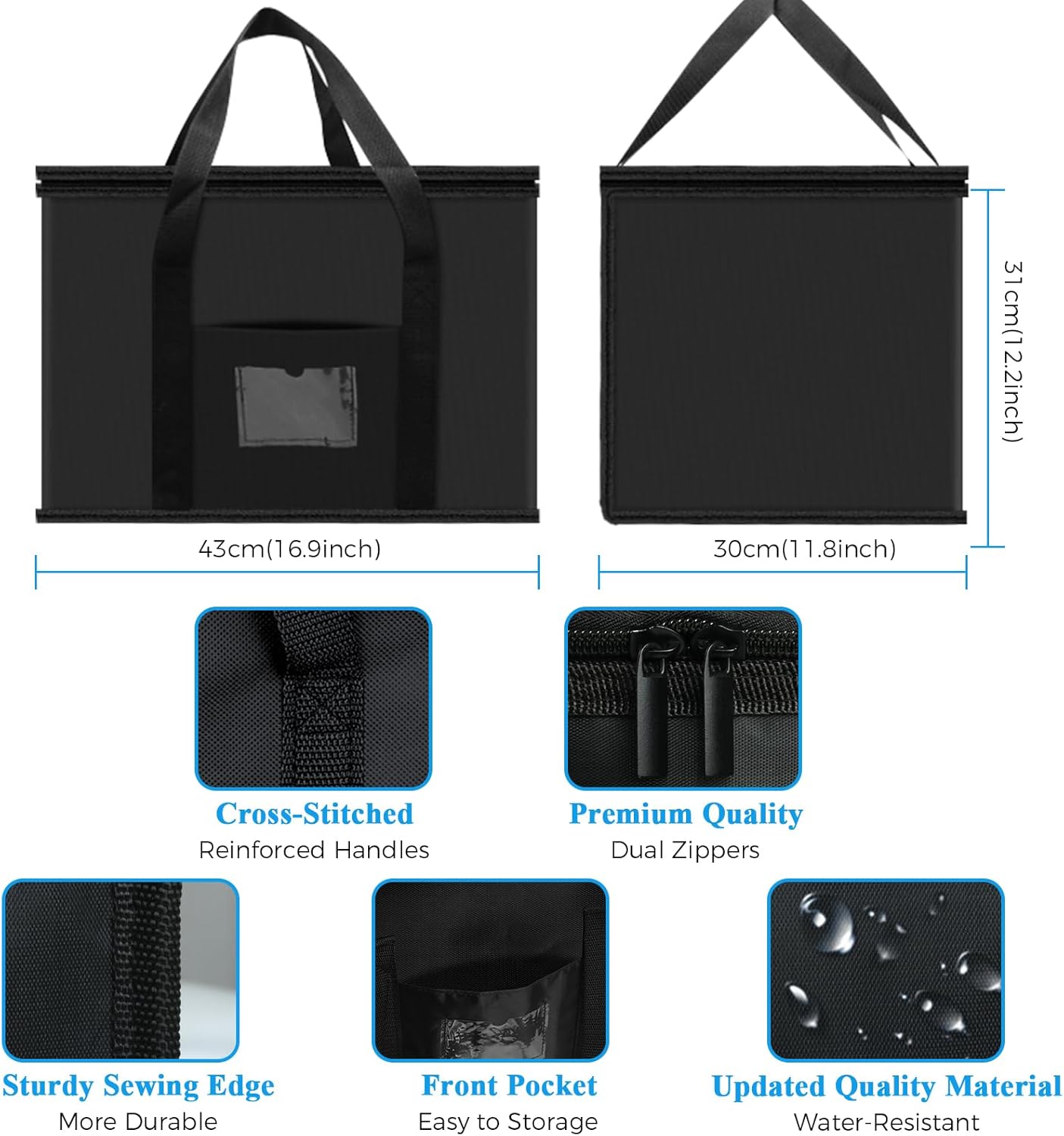 Soft Cooler Bag, 40L Large Cooler Bag, Grocery Bags, Picnic Bag, Thermal Food Delivery Bag, Insulated Bag, Cooler Bag - Image 4