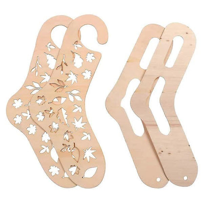 pcs Wooden Sock Blockers for Knitting, Adjustable Sock Blockers for Knitting Blockers Knitting Crochet S - Image 4