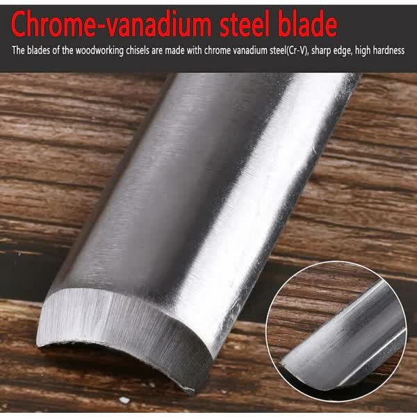 4-piece wood chisel set, chisel set for wood carving and DIY - Image 3