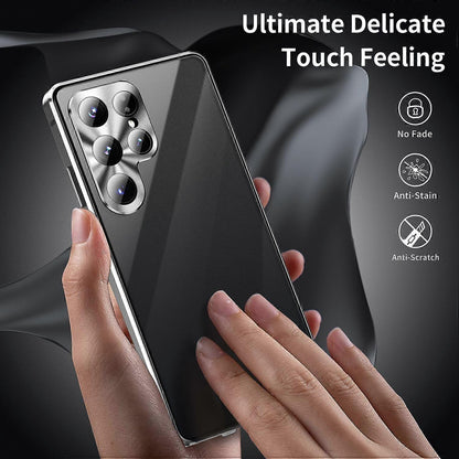 Compatible with Samsung Galaxy S25 Ultra Case Anti-Spy Double-Sided Tempered Glass Magnetic Phone Case - WELLNGS Black_yux Black - Image 5