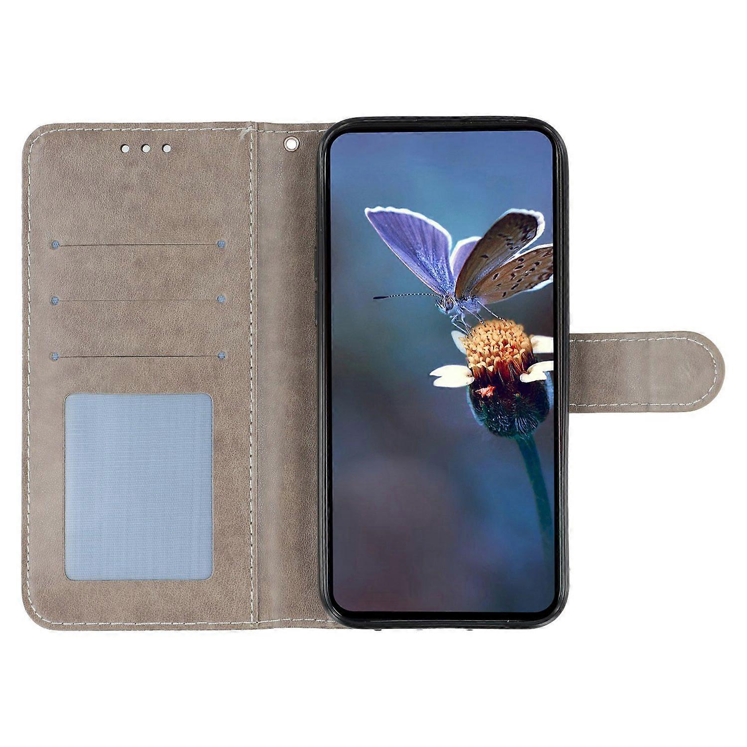 Case for iPhone 16e Lace Flowers PU Leather Flip Wallet Case - Image 2