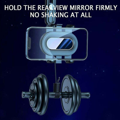 Car Rearview Mirror Phone Holder 360 Rotating Navigation Mount for Car - Image 4