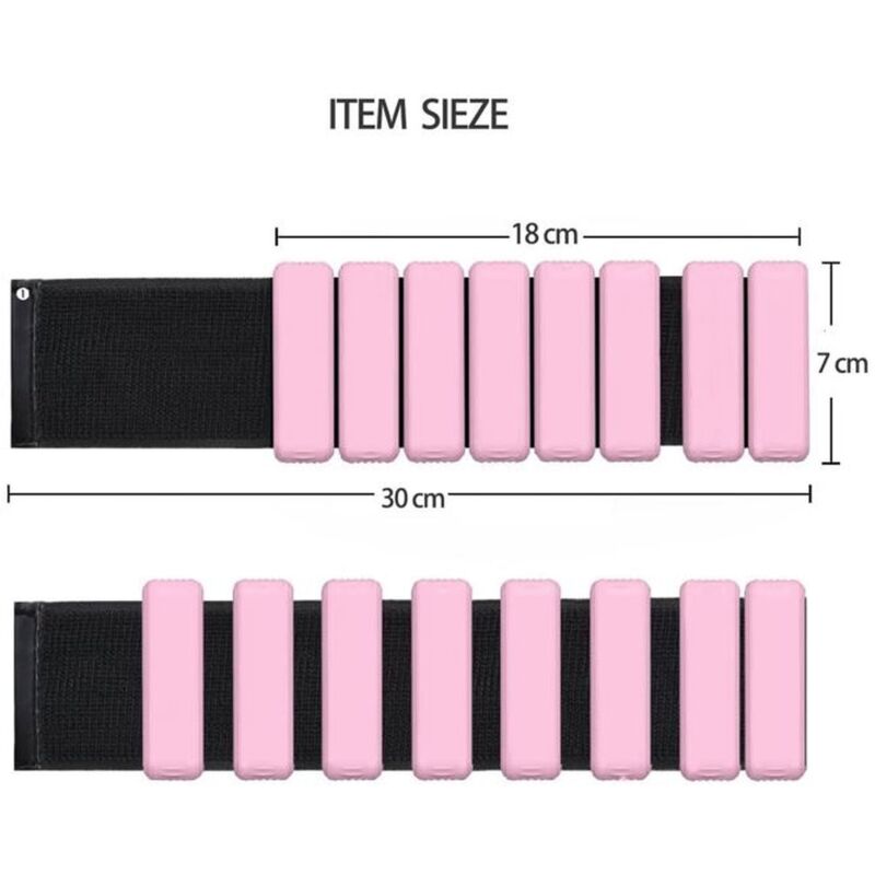 PCS Ankle Weights Adjustable Wrist Weights for Training Walking Jogging Yoga Aerobics Pilates Weight Bracelet 900G - Image 3