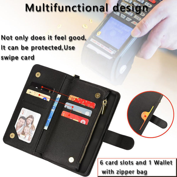 Compatible Case for Samsung Galaxy S21 5G, Magnetic Wallet, Premium Leather, Card Holder, Protective Case with Cover - Image 3