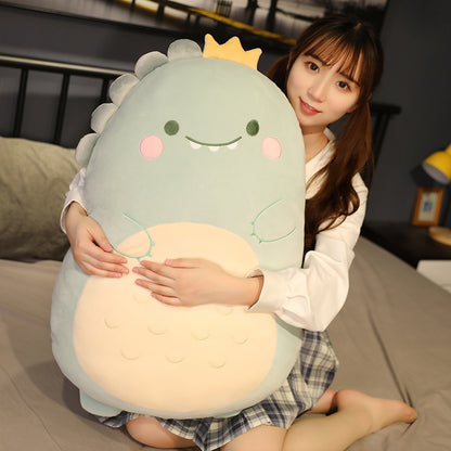 Squishmallow Pillow Doll Kawaii Animal Fat Dinosaur Pillow Plush Unicorn Rabbit 80cm-max Rabbit 80cm - Image 3