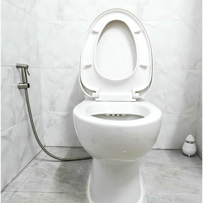Toilet Bidet Kit with Shower Head - Handheld Bidet Sprayer - Toilet Shower Head with Hose + Stainless Steel Holder + 2 Seals..DEBUNS - Image 3