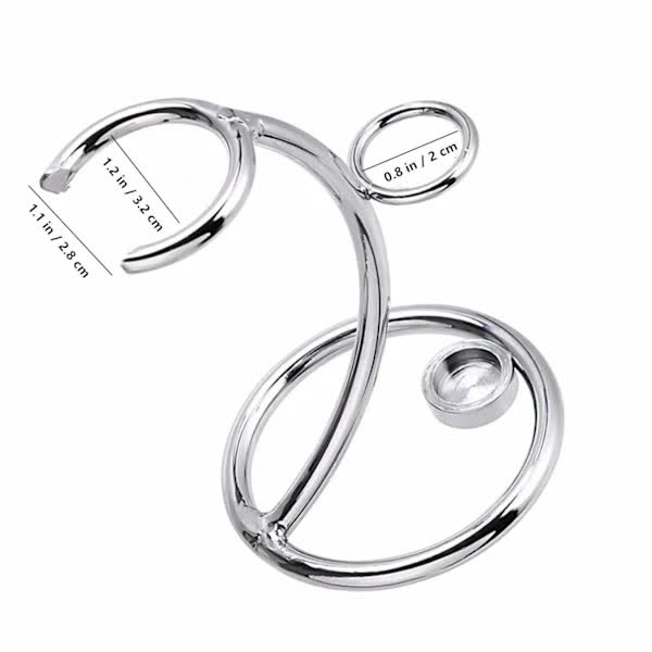 Razor and brush holder, razor stand, razor holder, shaving brush holder made of stainless steel, for storing razors and shaving brushes - Image 3