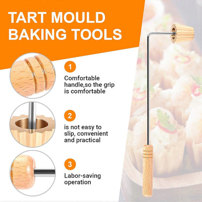 ZLD（pt）Malaysian Pie Tee Maker Nyonya Top Hats Mold for Baking Egg Cake Mold Reusable Deep Fried Snack Tool Kit - Image 4