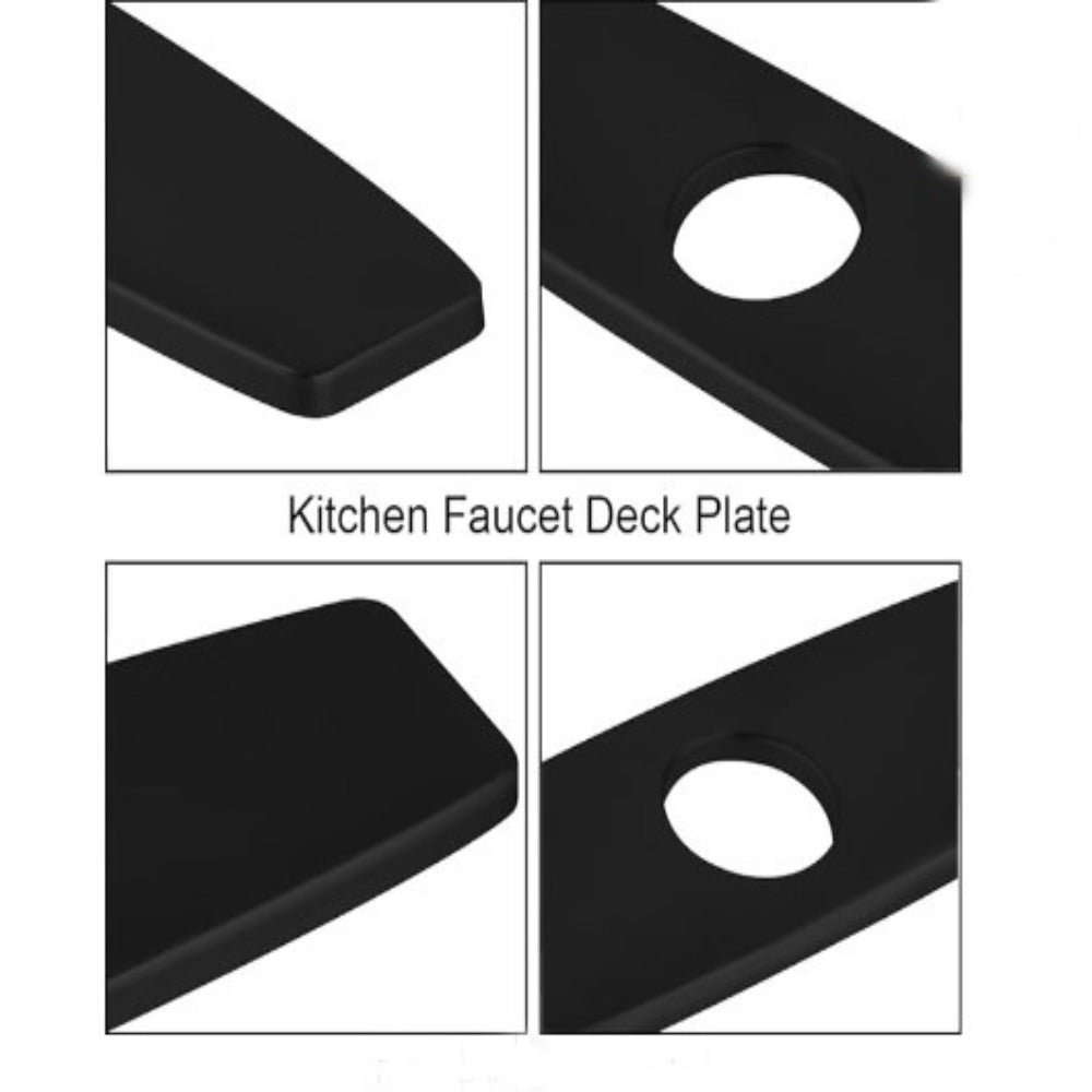 Kitchen Countertop Cover Plate, Matte Black Finish - Image 3