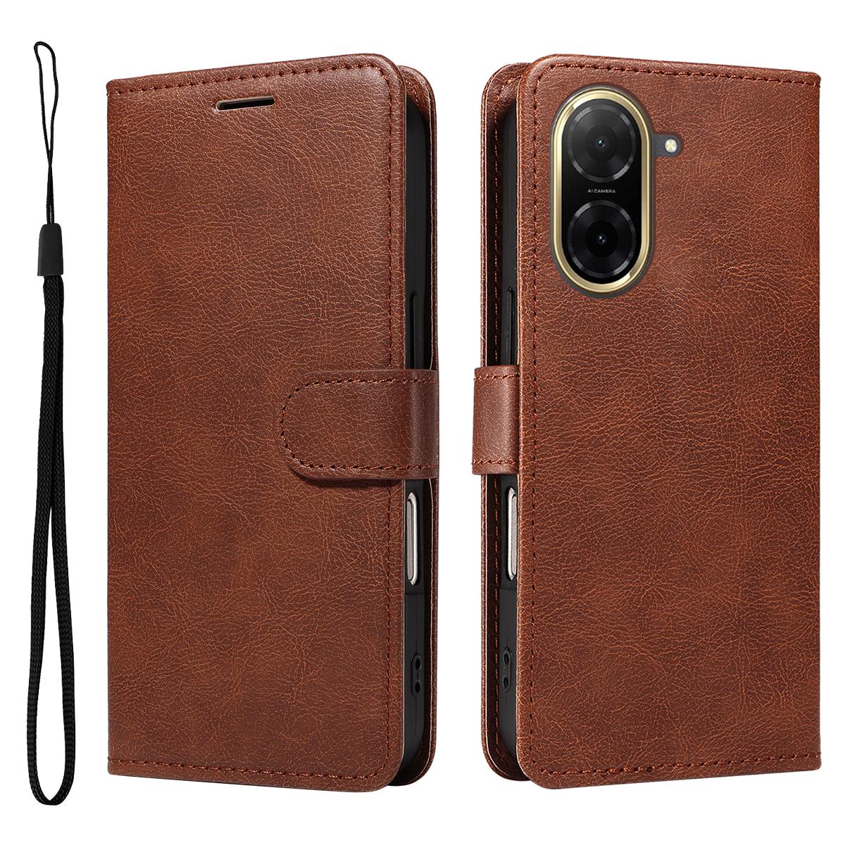 SKALO Xiaomi Redmi A5 4G PU Leather Wallet Case - More Colors_MGF Brown - Image 2