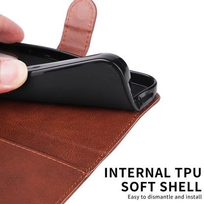 SKALO Xiaomi Redmi A5 4G PU Leather Wallet Case - More Colors_MGF Brown - Image 4